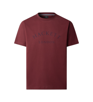 T-shirt con logo Classic Fit color marrone