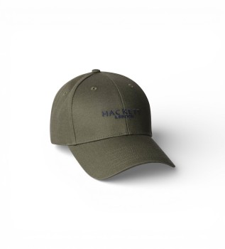 Casquette de marque contrastée verte