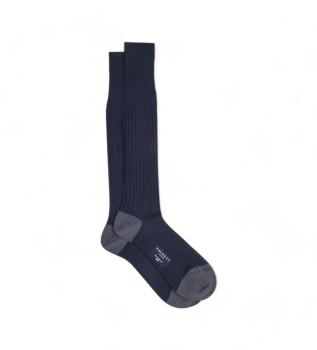Lange Socken navy