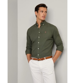 Slim Fit Oxford Hemd dunkelgr�n