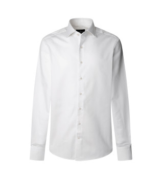 Biała koszula o formalnym kroju