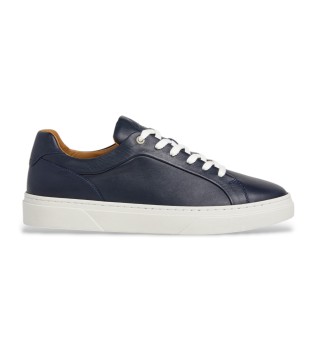 Hackney Class Leather Sneakers navy