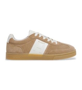 Scarpe da ginnastica Harper Heritage in pelle beige