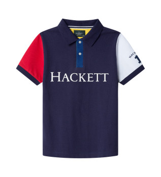 Polo dalla vestibilit classica Navy Heritage