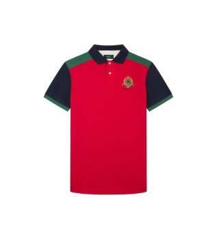 Heritage Polo Multi rdeča