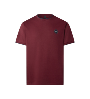 T-shirt Hs Badge maroon