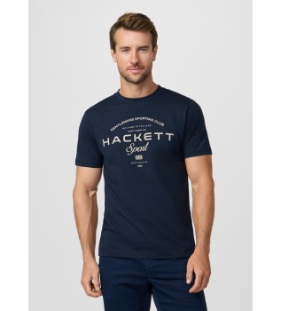 Club graphic t-shirt with navy classic fit logo