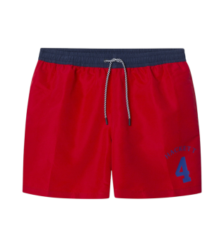 Costume da bagno rosso HTG Number