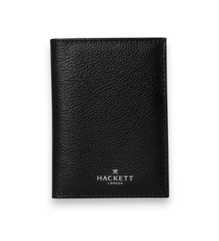 Portefeuille de luxe en cuir noir