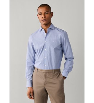 Camicia City Gingham blu