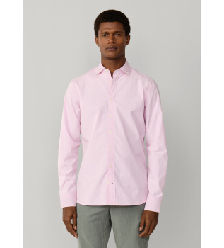 Camisa City Gingham cor-de-rosa