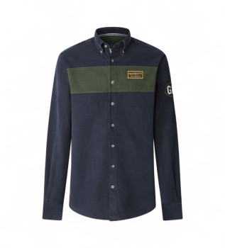 Camicia Heritage Babycord blu navy