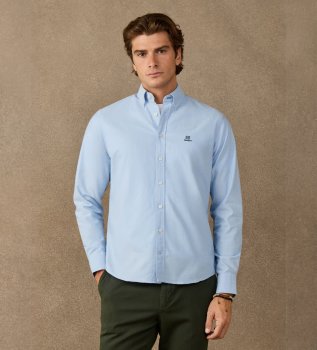 Heritage Ess Solid Ox blue shirt
