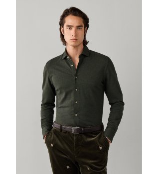 Camisa Melange Pique verde