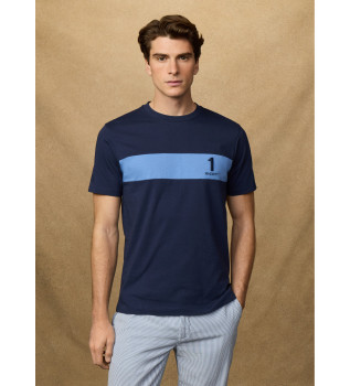 Heritage T-shirt Navy Paneel
