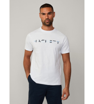 Vit T-shirt med logotyp