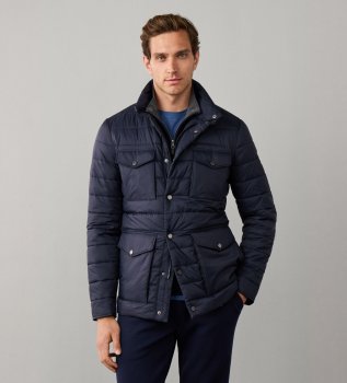 veste matelassée légère de voyage velospeed marine