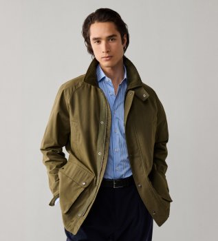 Green Cotton Field jacket