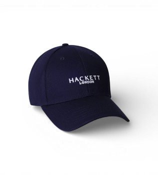Casquette contrast�e marine