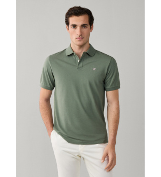 Polo Classic Fit Logo verde