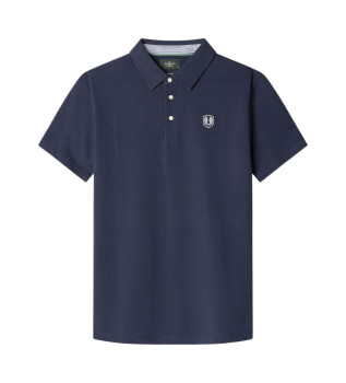 Heritage Crest Logo Polo majica modra
