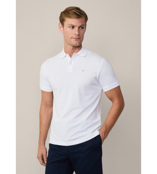 Polo piqu fit slim fit hvid