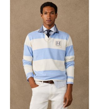 Polo rugby H Stripe Rby azul