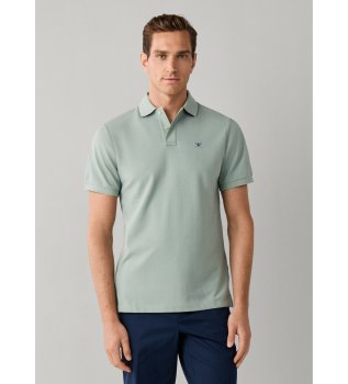 Koszulka polo Slim Fit z zielonym logo