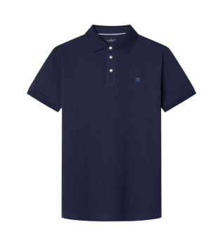 Swim Trim Arch navy polo shirt