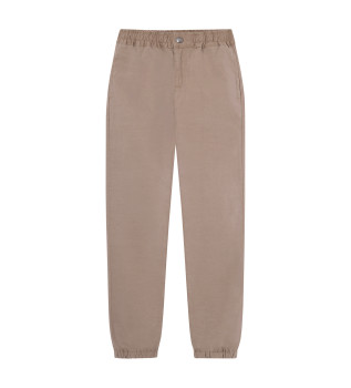 Hlače Jogger taupe