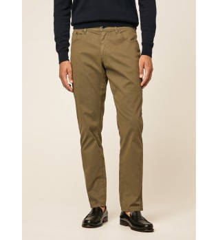 5 Pocket Trousers Fit Regular green