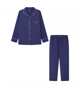 Pijama cl�ssico azul-marinho