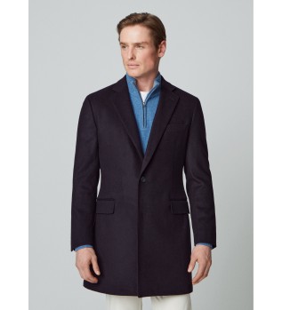 Plain navy coat