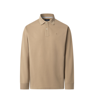 Polo beige slim fit