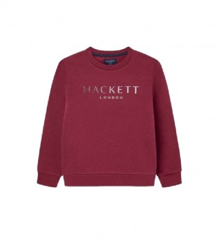 Maroon Logo Print Sweatshirt