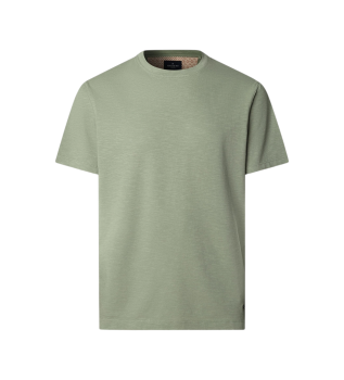 T-shirt de linho para nata��o verde