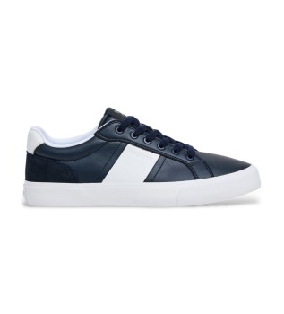Sneakers in pelle blu navy con maniglia Blake