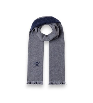 Marineblauwe Brolly Frisby sjaal