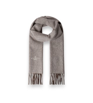 Twill Wool Cash sjaal beige