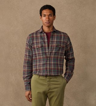 Flanellhemd kariert Country Fit klassisch mehrfarbig