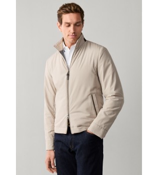 Natural beige blouson jacket