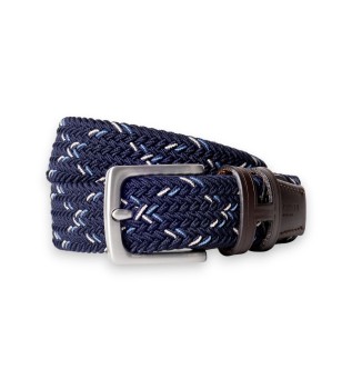 Cintura X Weave blu marino