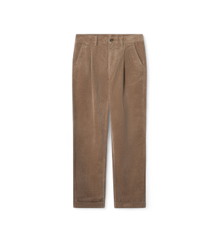 Pantalon en velours ctel marron