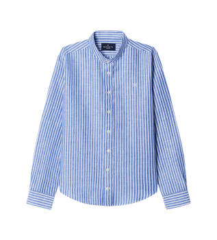 Chemise ESS COT LIN PORTER LIN PORTER STR bleu