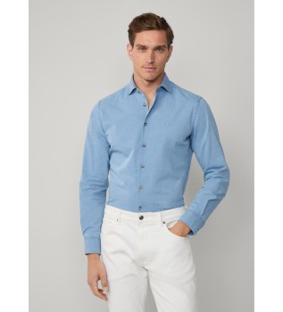 Essential Denim Hemd blau