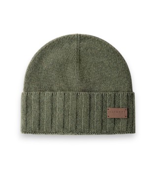 Bonnet Cashmere vert olive