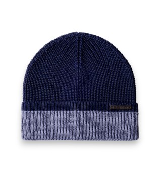 Bonnet Merino bleu marine
