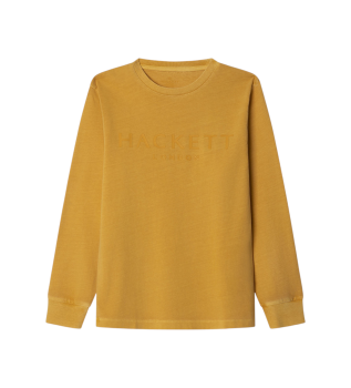 Koszulka z logo żółta