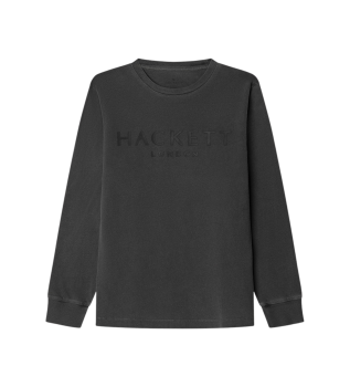 T-shirt z logo granatowy