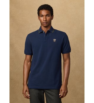 Polo insignia fit cl�sico marino